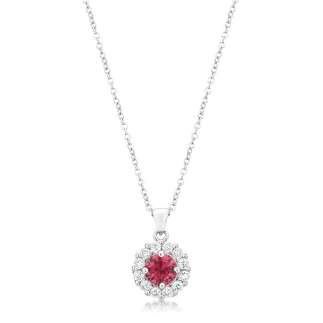 Bella Bridal Pendant in Pink - Charming Charlie