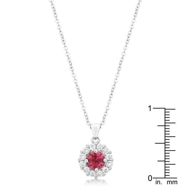 Bella Bridal Pendant in Pink - Charming Charlie