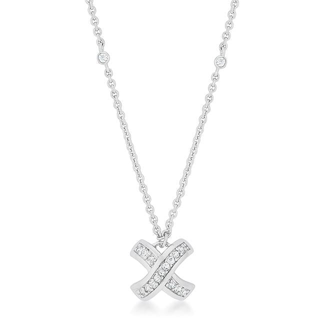 Timeless Pave Necklace - Charming Charlie