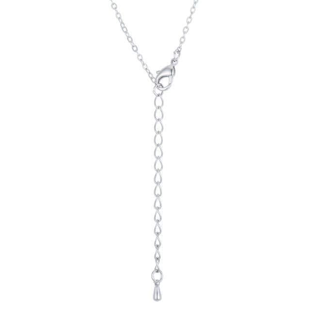 Beautiful Floral Cut Champagne CZ Pendant - Charming Charlie