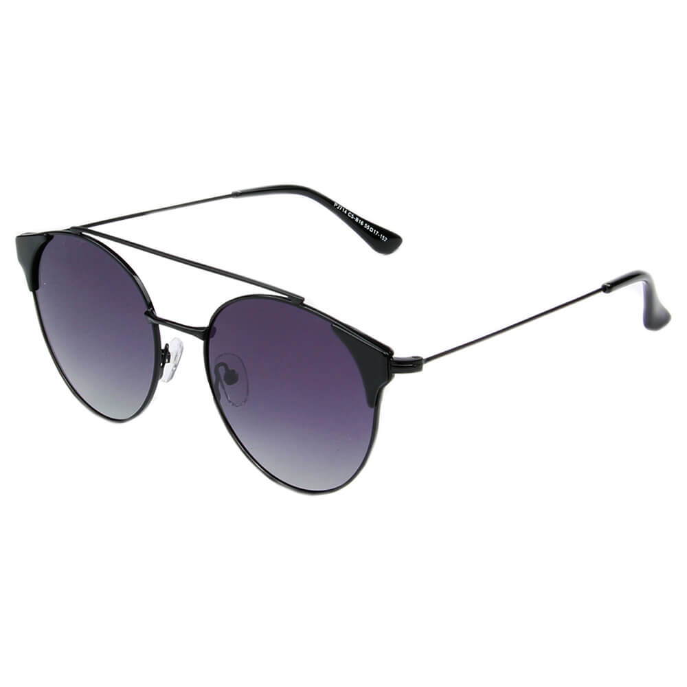 ANTEQUERA | SHIVEDA PJ714 - Women Round Polarized Point Tip Cat Eye Fashion Sunglasses Circle - Cramilo Eyewear - Stylish Trendy Affordable Sunglasses Clear Glasses Eye Wear Fashion
