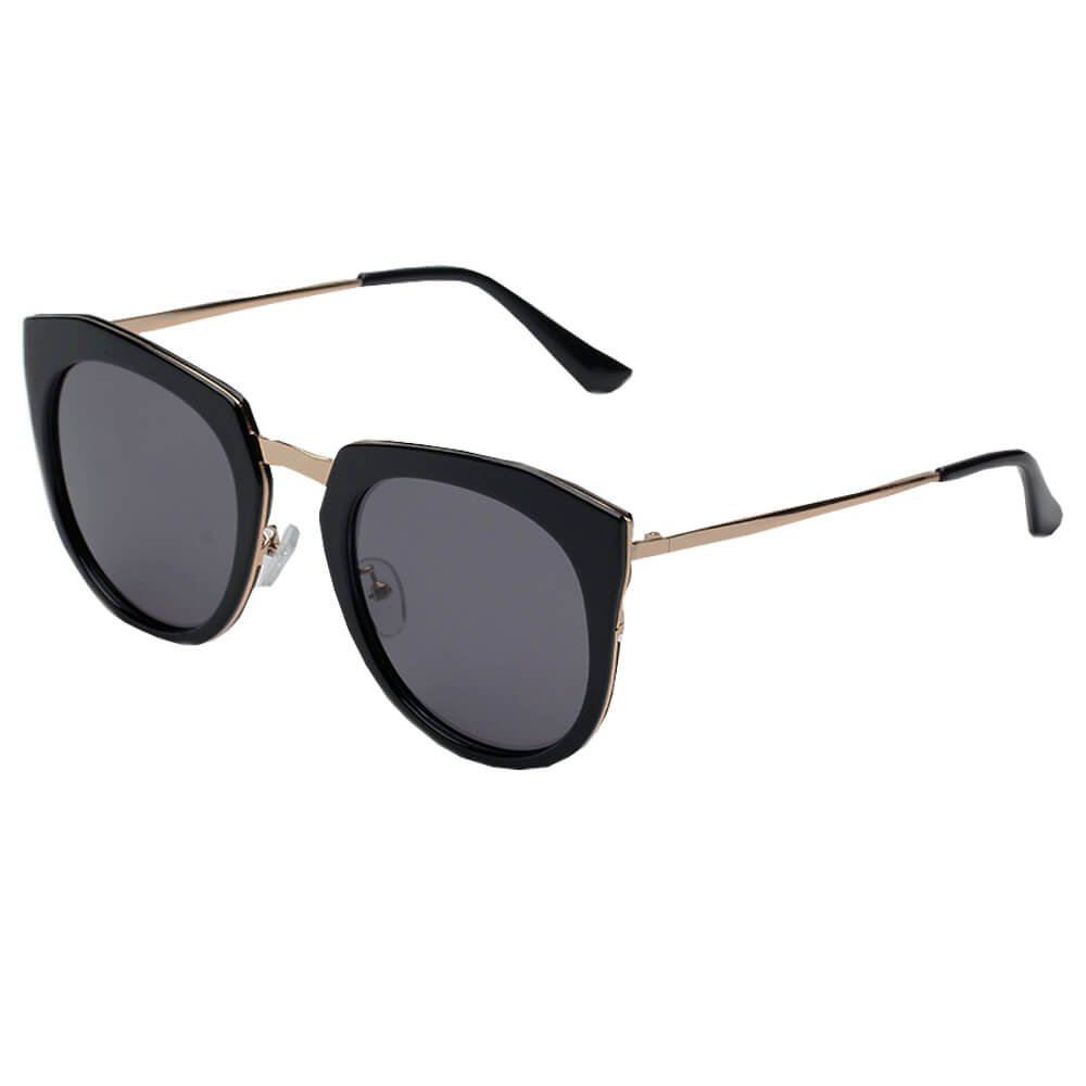 CALAIS | SHIVEDA PT27023 - Women Round Cat Eye Polarized Sunglasses - Cramilo Eyewear - Stylish Trendy Affordable Sunglasses Clear Glasses Eye Wear Fashion