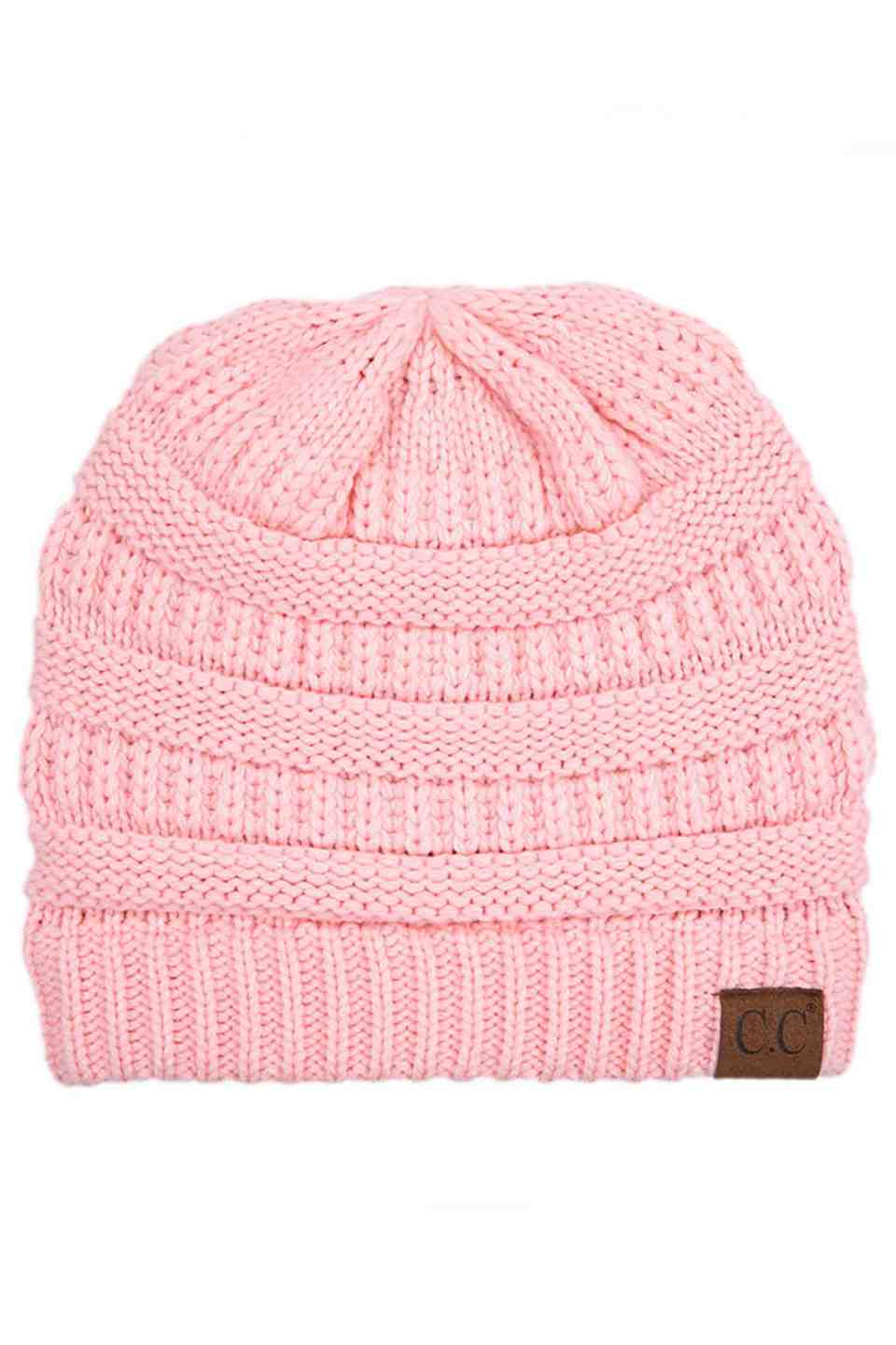 PalePink C.C Ribbed Knit Solid Color Beanie offers a timeless design with durable ribbed knitting, ensuring a snug and comfortable fit. Crafted for warmth and versatility, this beanie is perfect for everyday wear, providing reliable protection against cold weather while maintaining a sleek, minimalist style that complements any outfit. Its solid color adds understated appeal, making it an essential accessory for both casual and outdoor use.
