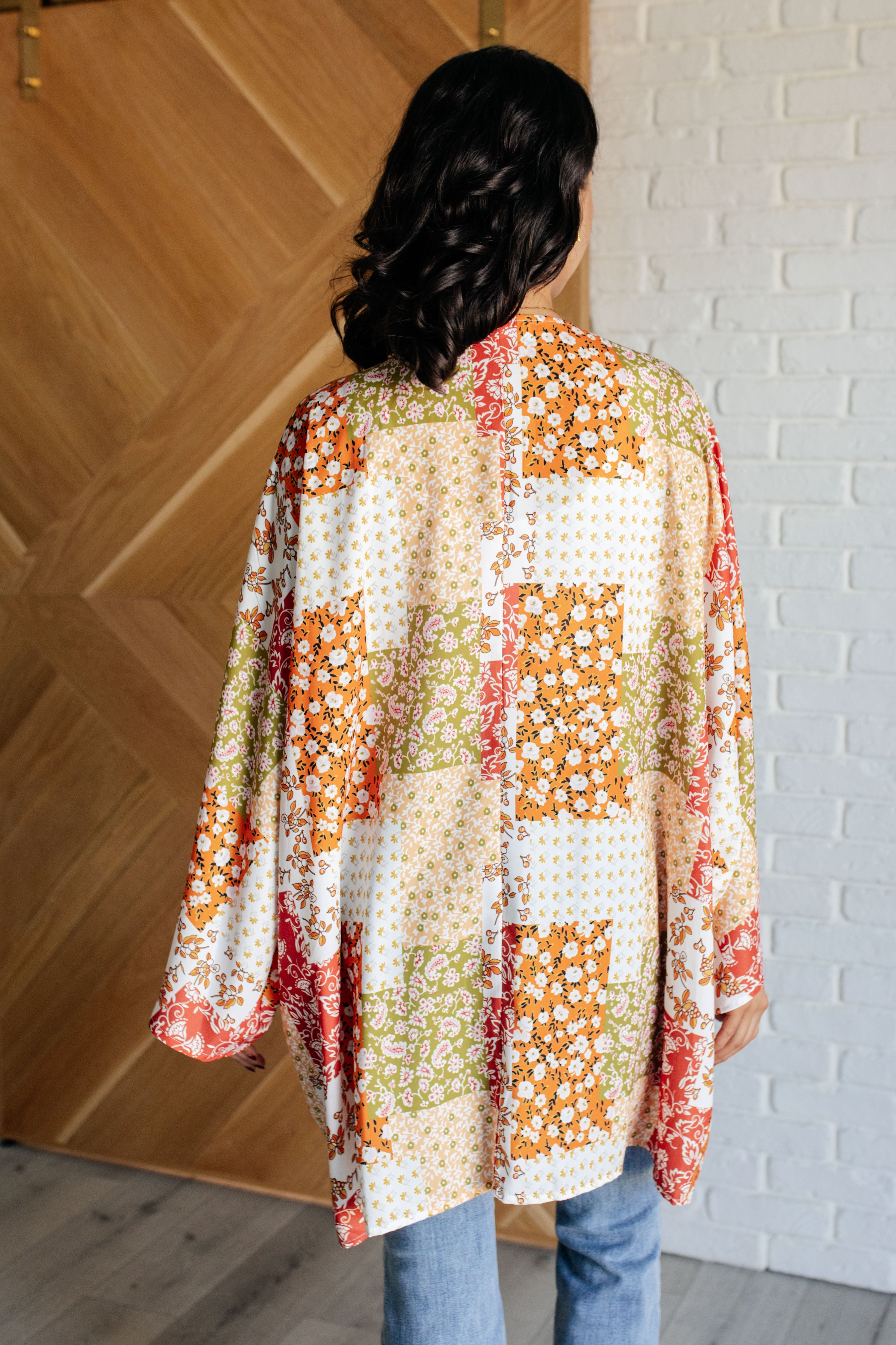 Patchwork of Feelings Mixed Floral Kimono - Charming Charlie
