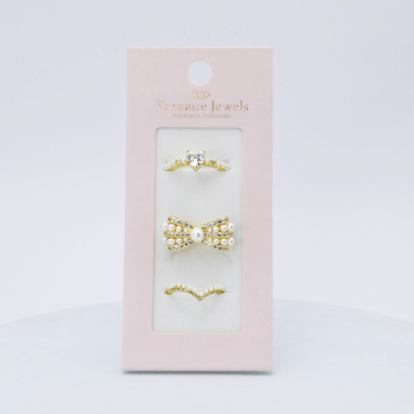 hypoallergenic ring, waterproof ring, tarnish free jewelry, boutique wholesale jewelry, dainty gold ring, gemstone statement ring, sparkly cubic zirconia ring, high quality jewelry gifts, elegant gold plated ring, trendy fashion ring, pastel gemstone ring,pearl gold ring set