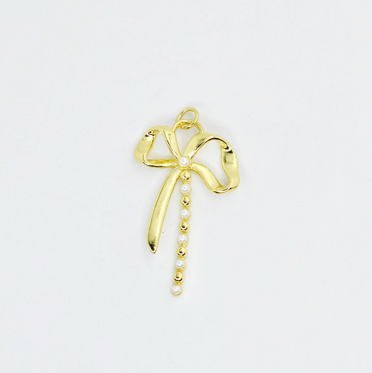 Pearly Bowknot Charm CH-31 - Charming Charlie