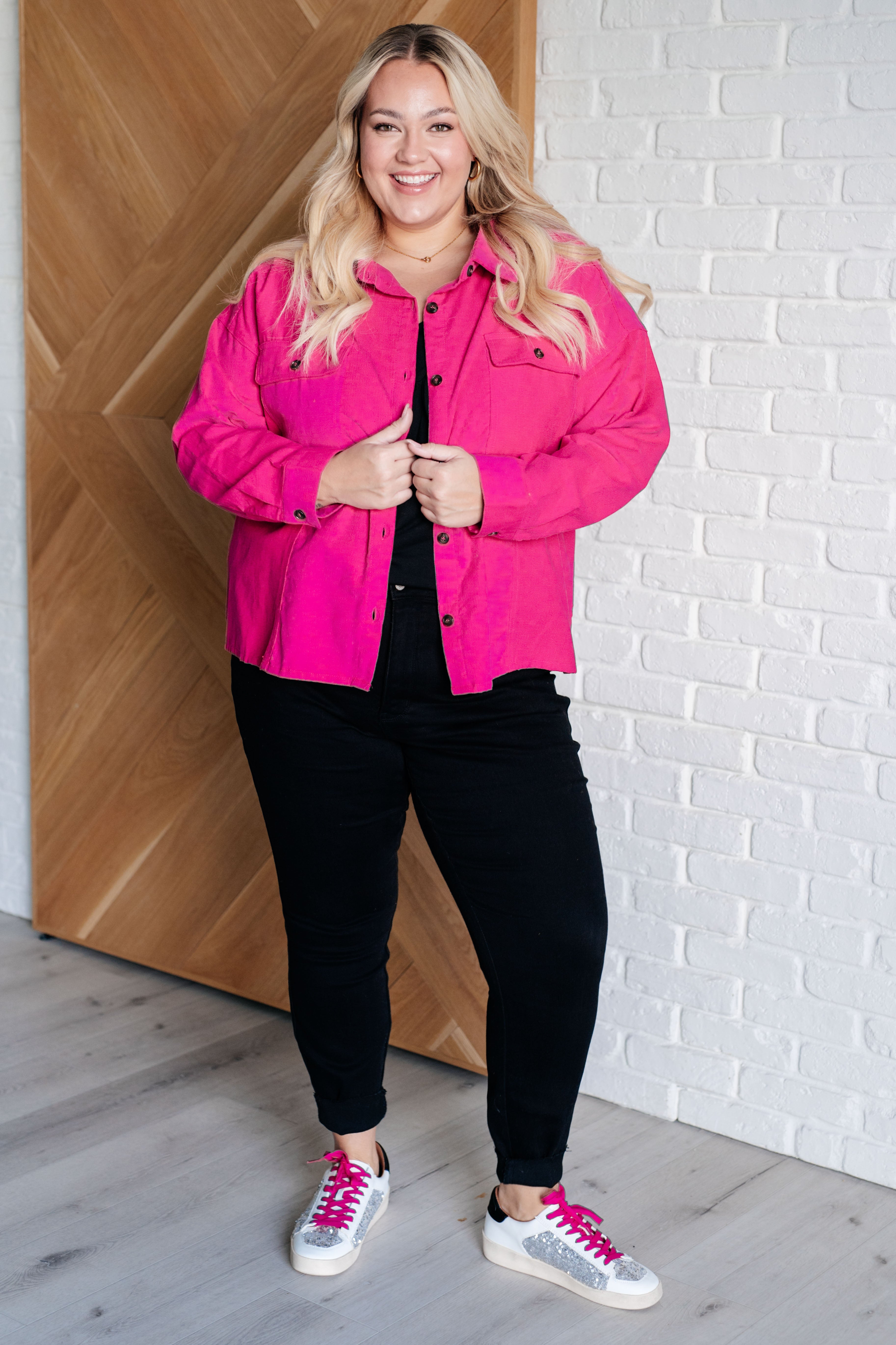 Perfect Pop of Pink Jacket - Charming Charlie