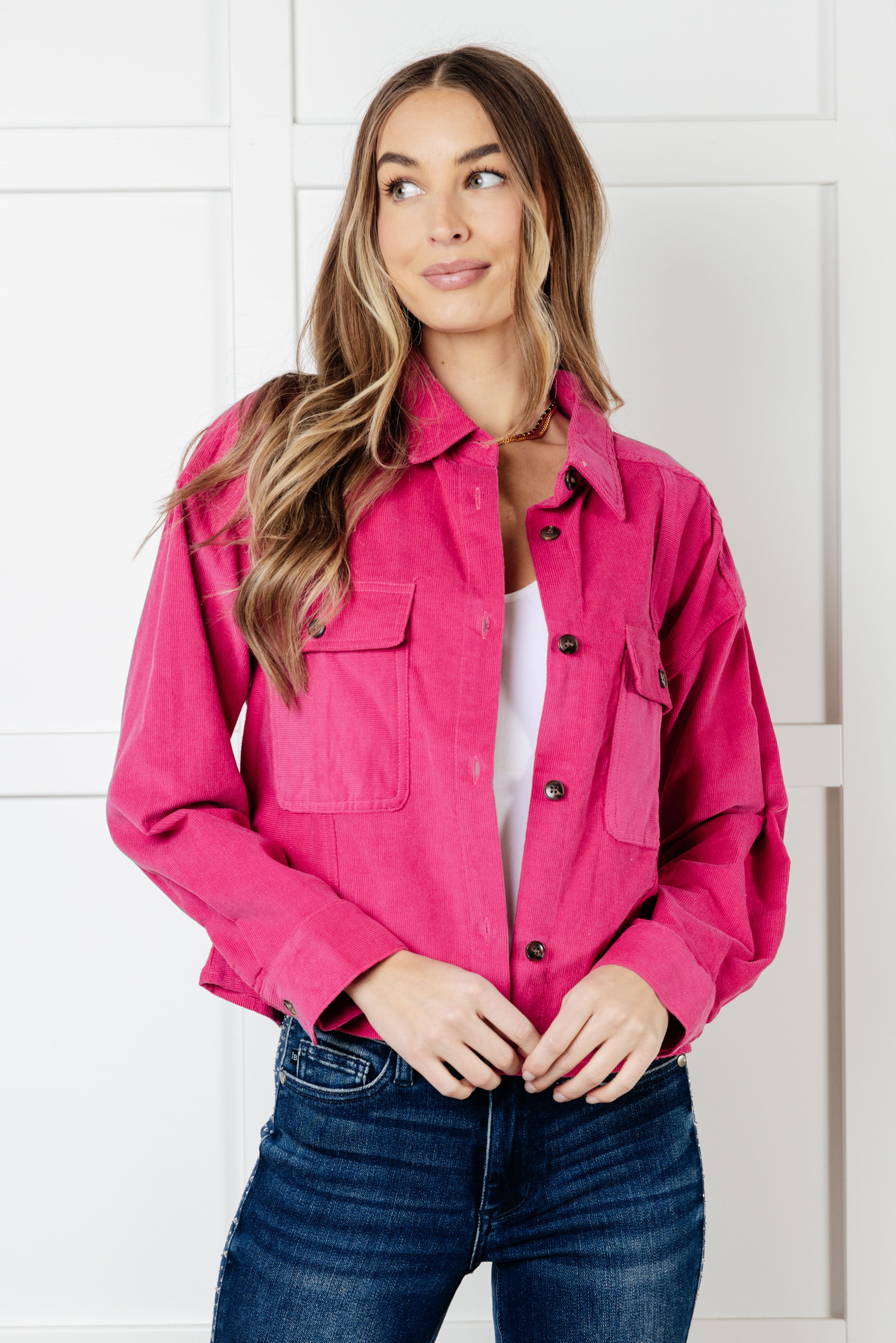 Perfect Pop of Pink Jacket - Charming Charlie