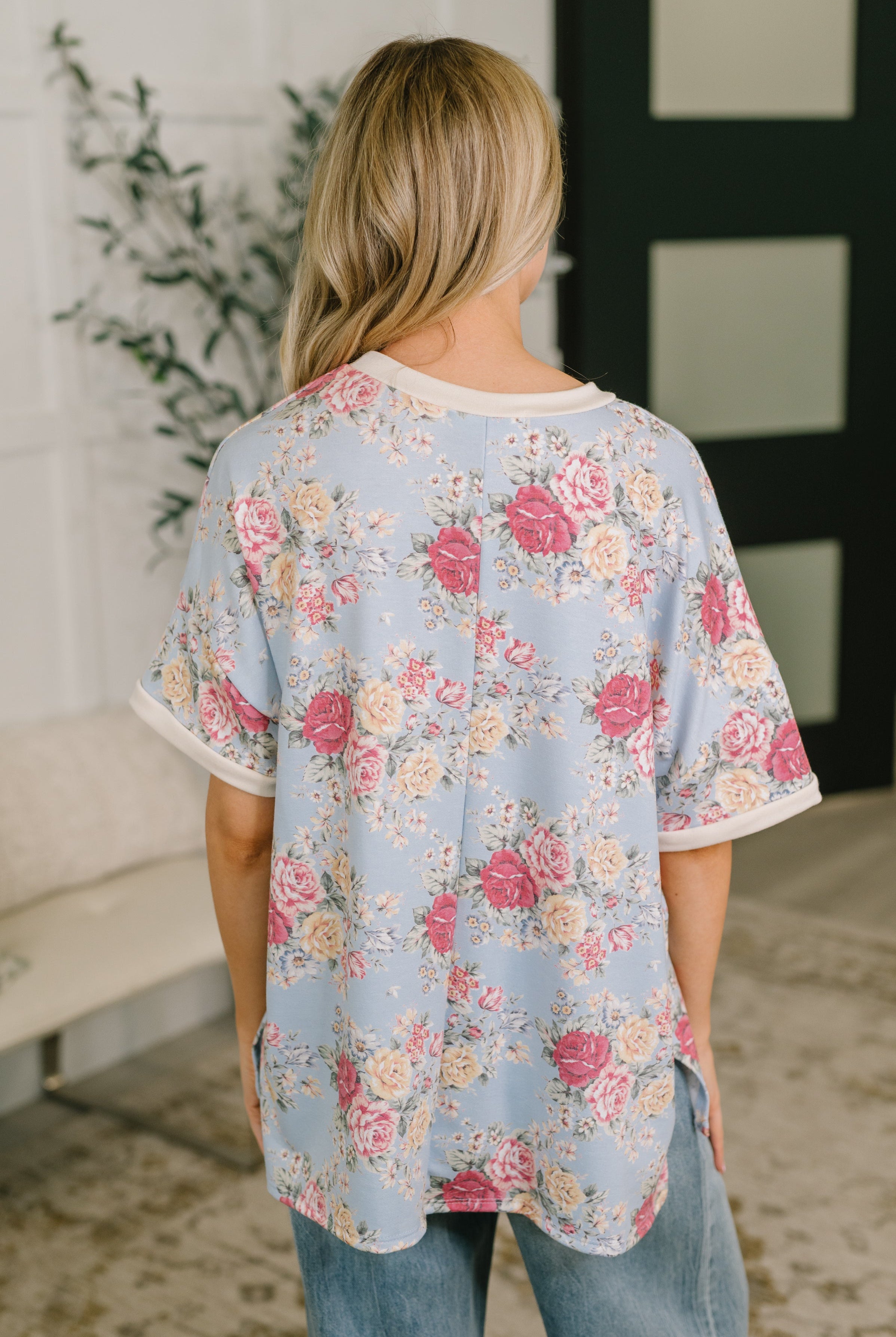 Perfect Season Floral Print Relaxed Tee - Charming Charlie