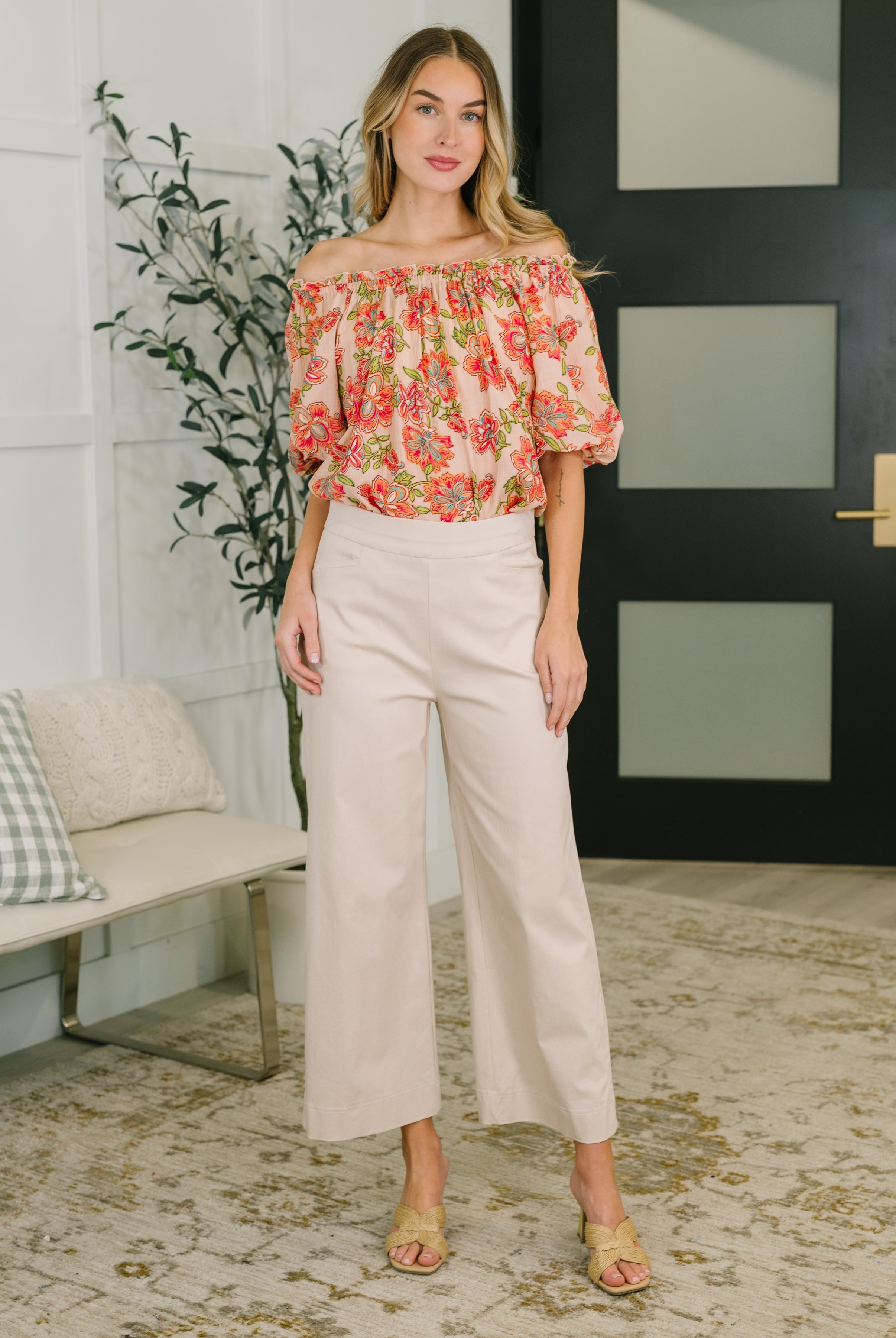Petal Perfect Off the Shoulder Blouse - Charming Charlie