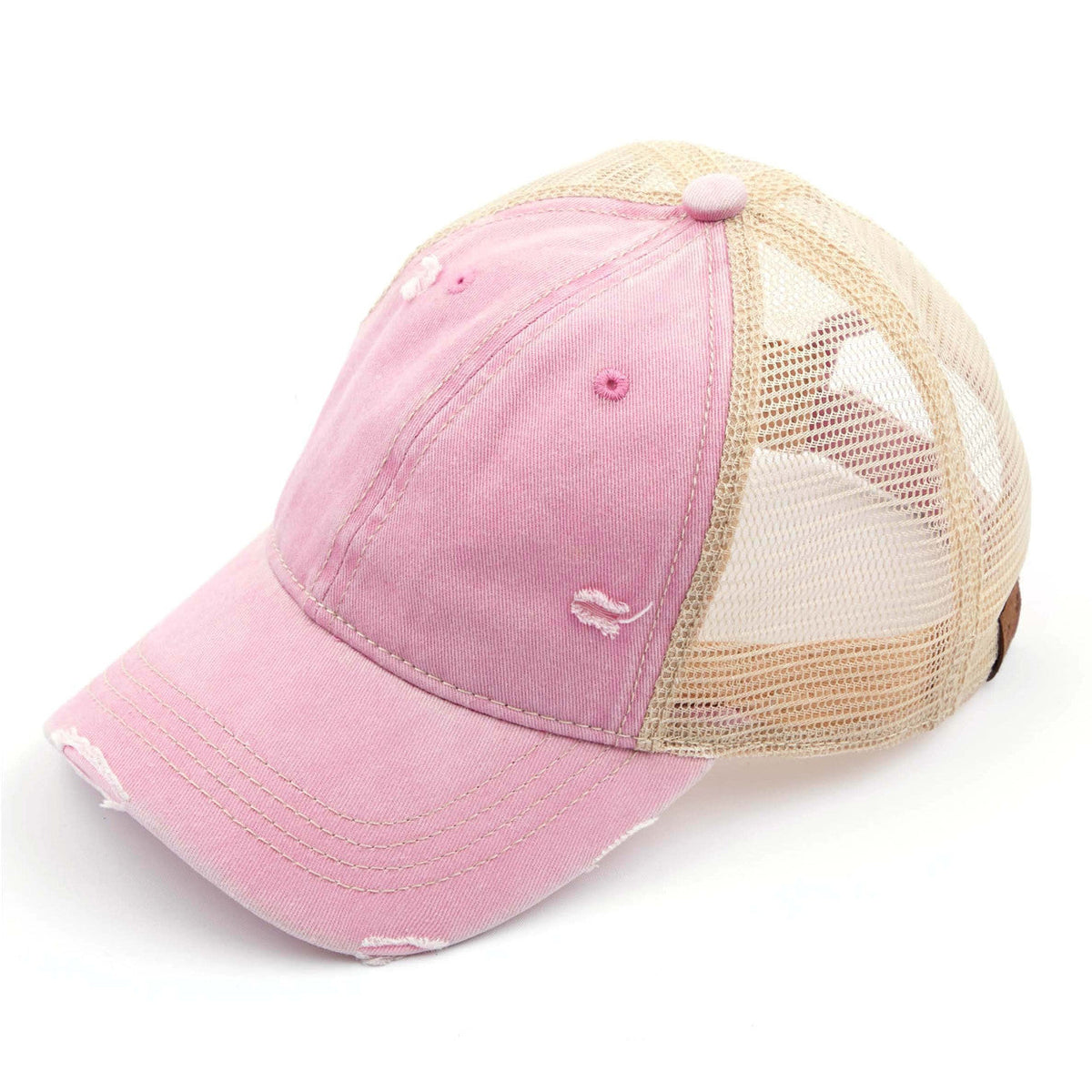 Pink C.C BASEBALL CAP is the perfect accessory for any outdoor activity. Its durable construction and comfortable fit provide protection from the sun and added style to your look. Made with high-quality materials, this cap is sure to last. Stay stylish and protected with the C.C BASEBALL CAP.