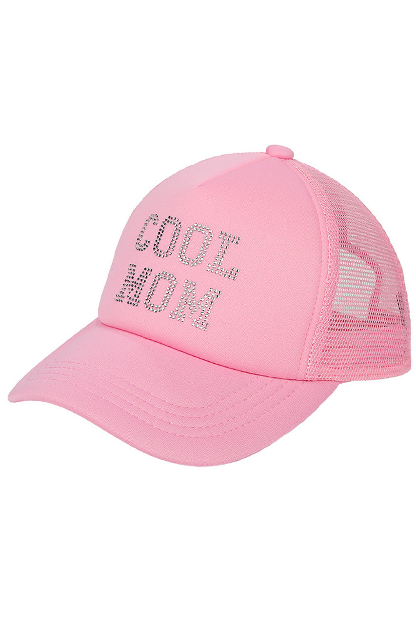 Pink C.C Cool Mom Rhinestones Trucker Cap is a fashionable and functional choice for any mom on the go. With its rhinestone embellishments and classic trucker design, this cap adds a touch of style to your outfit. The breathable mesh backing ensures comfort and ventilation. Perfect for running errands, outdoor activities, and everything in between.