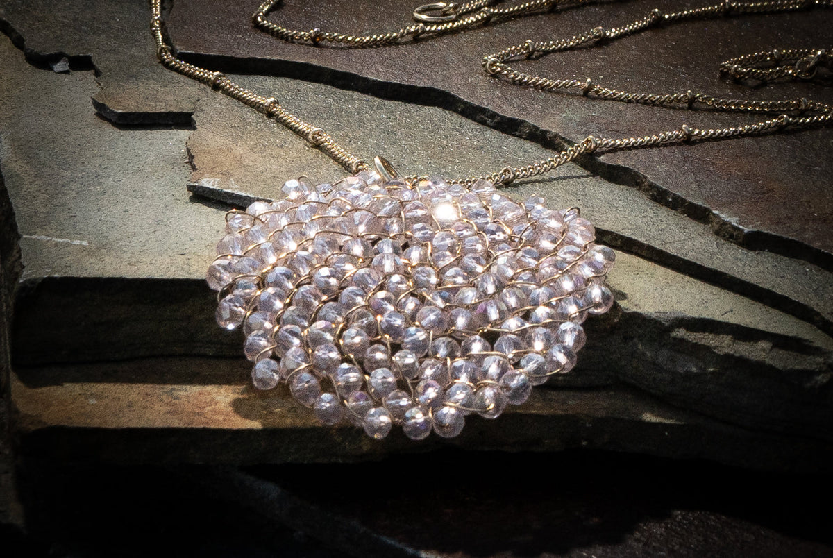 Hand Wire Crystal Necklace - Charming Charlie