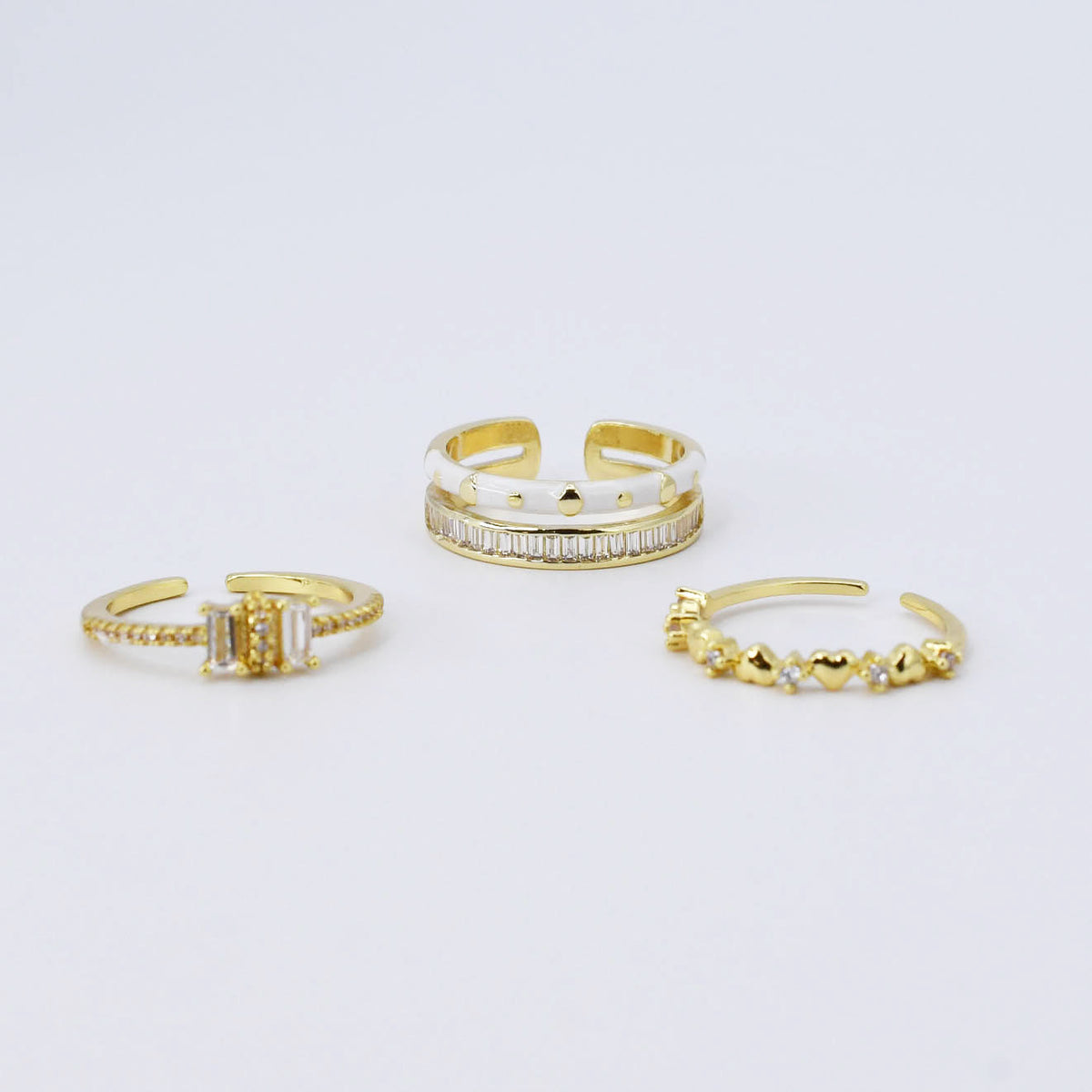 hypoallergenic ring, waterproof ring, tarnish free jewelry, boutique wholesale jewelry, dainty gold ring, gemstone statement ring, sparkly cubic zirconia ring, high quality jewelry gifts, elegant gold plated ring, trendy fashion ring, pastel gemstone ring