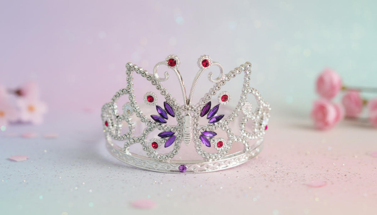 Sparkling Butterfly Jeweled Tiara - Charming Charlie