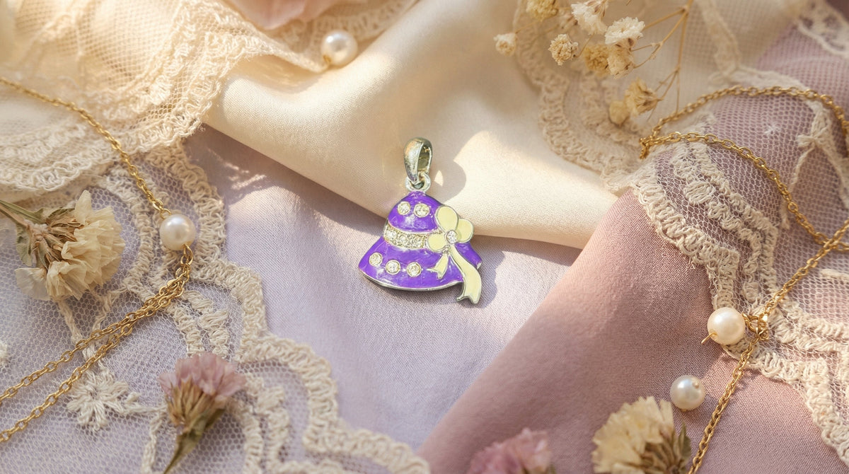 Purple Bell Charm - Charming Charlie