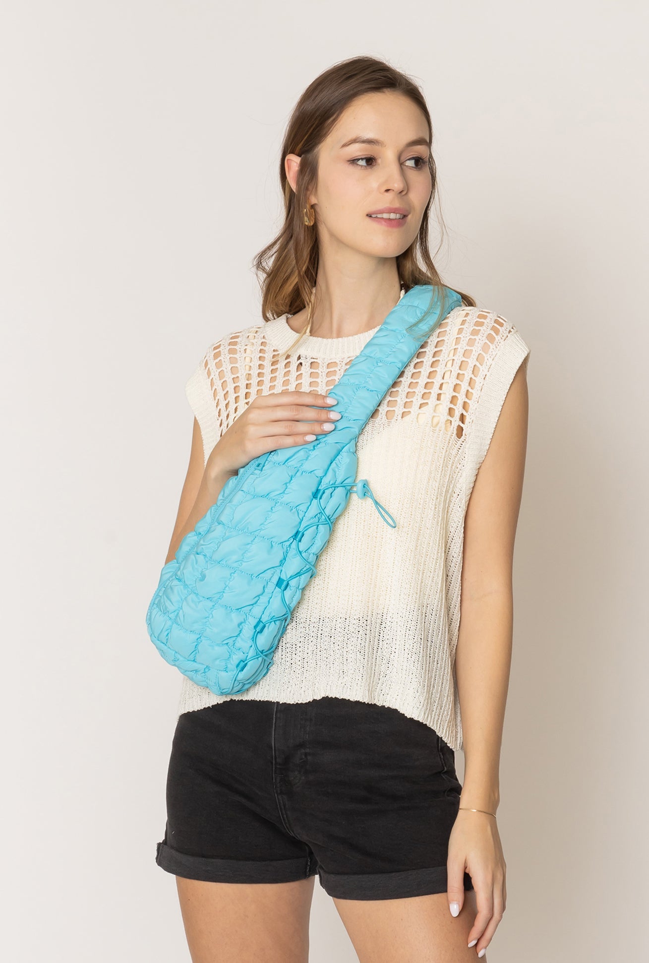 Quilted Sling Bag - Charming Charlie