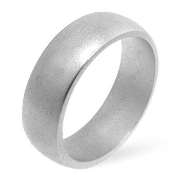 Matte Silver Wedding Band - Charming Charlie