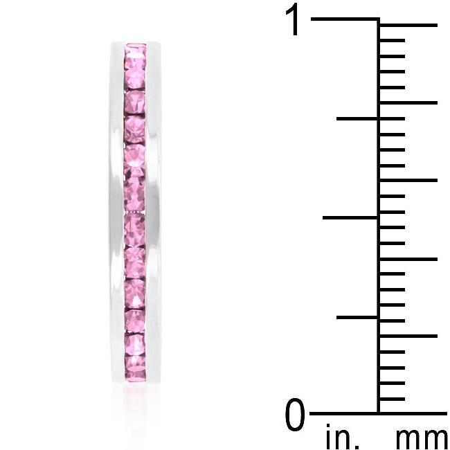 Stylish Stackables Pink Crystal Ring - Charming Charlie