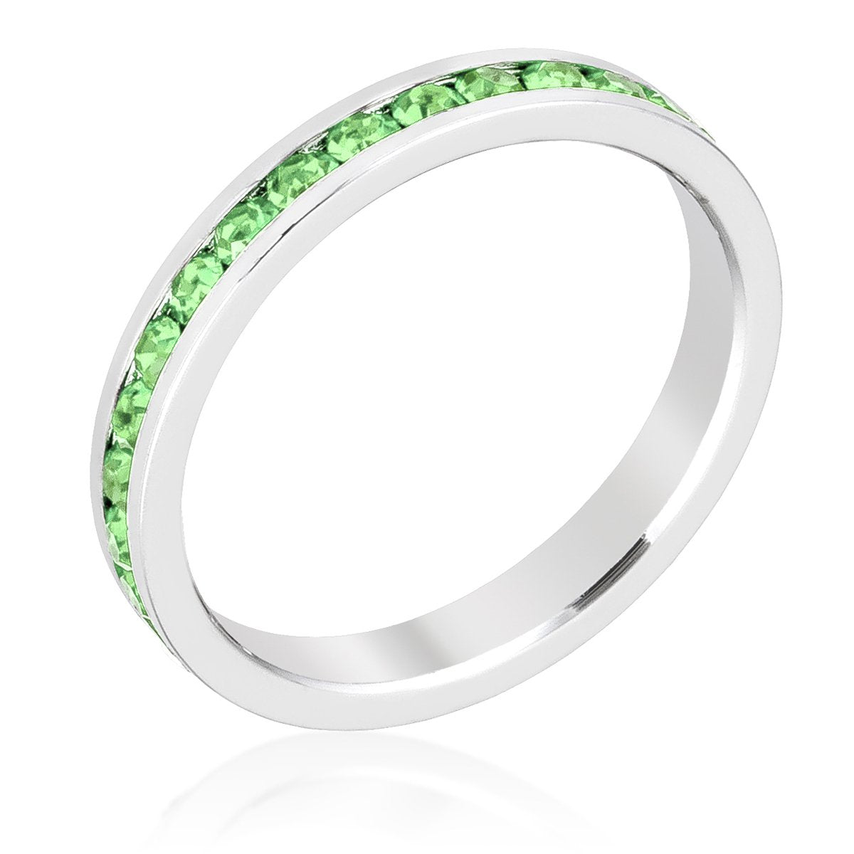 Stylish Stackables Peridot Crystal Ring - Charming Charlie