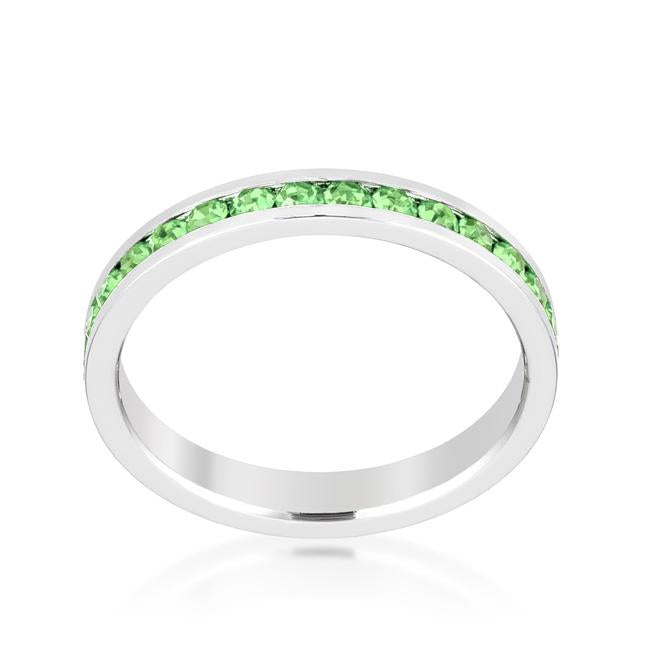 Stylish Stackables Peridot Crystal Ring - Charming Charlie