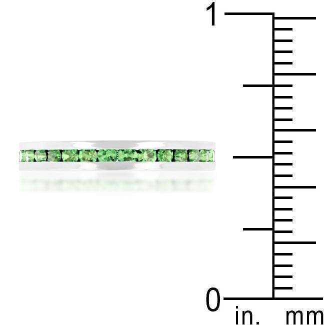 Stylish Stackables Peridot Crystal Ring - Charming Charlie