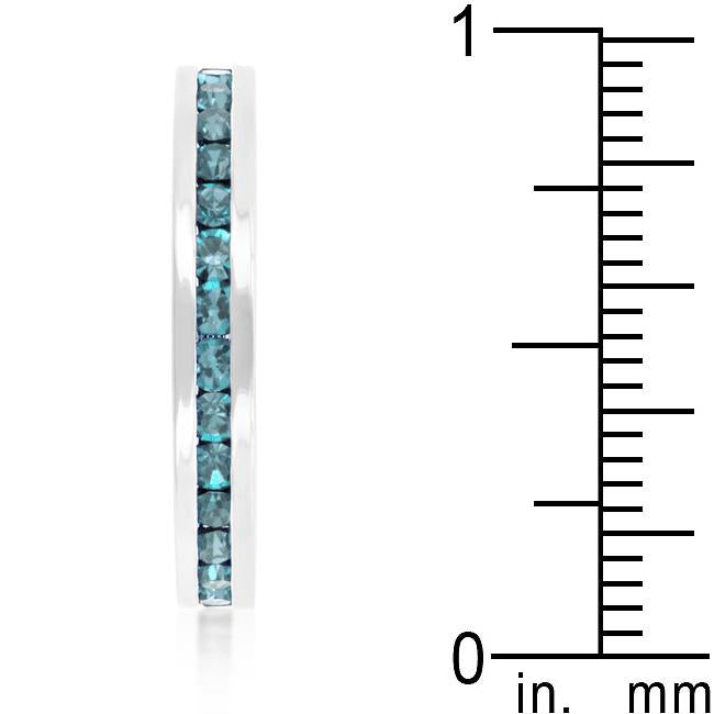 Stylish Stackables Aquamarine Crystal Ring - Charming Charlie