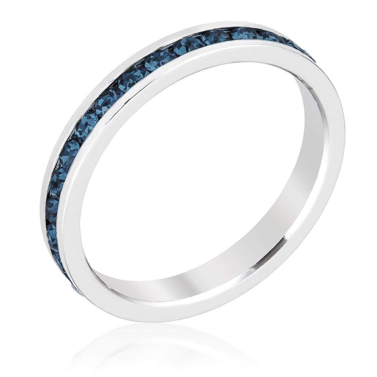Stylish Stackables with Montana Blue Crystal Ring - Charming Charlie