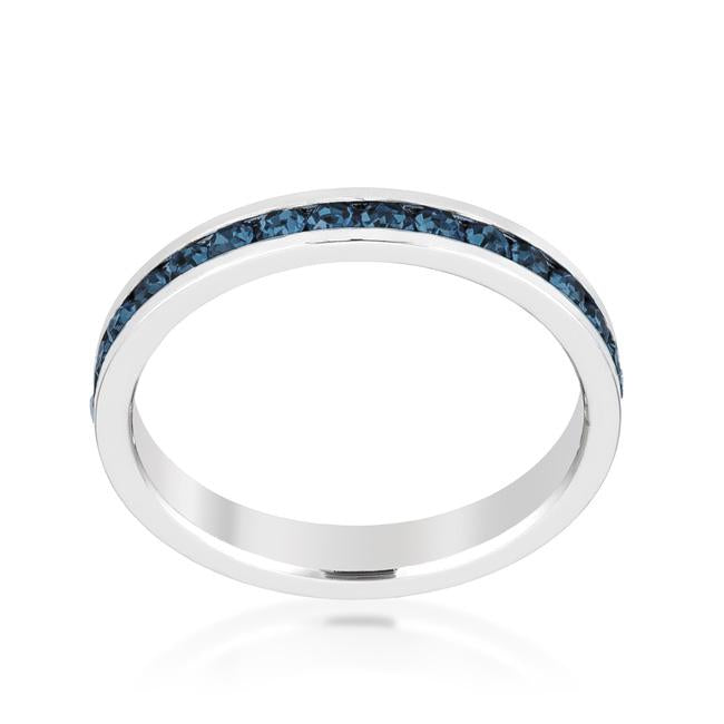Stylish Stackables with Montana Blue Crystal Ring - Charming Charlie