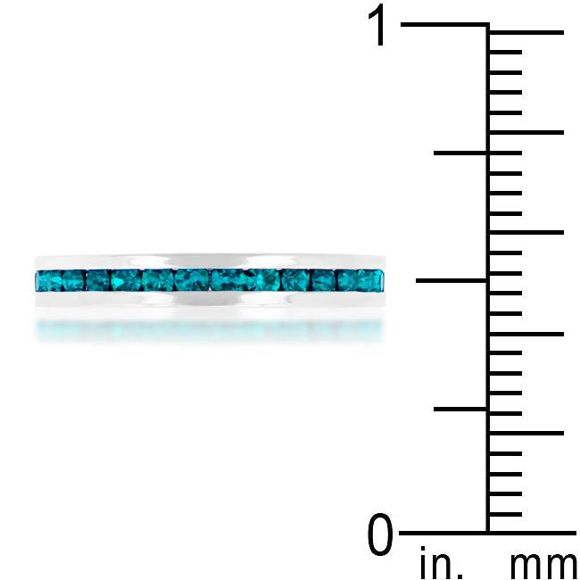 Stylish Stackables with Turquoise Crystal Ring - Charming Charlie