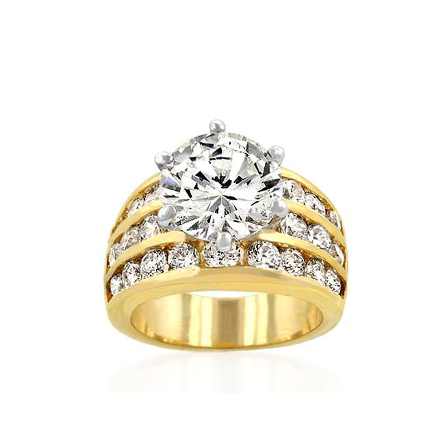 Classic Gold Engagement Ring - Charming Charlie