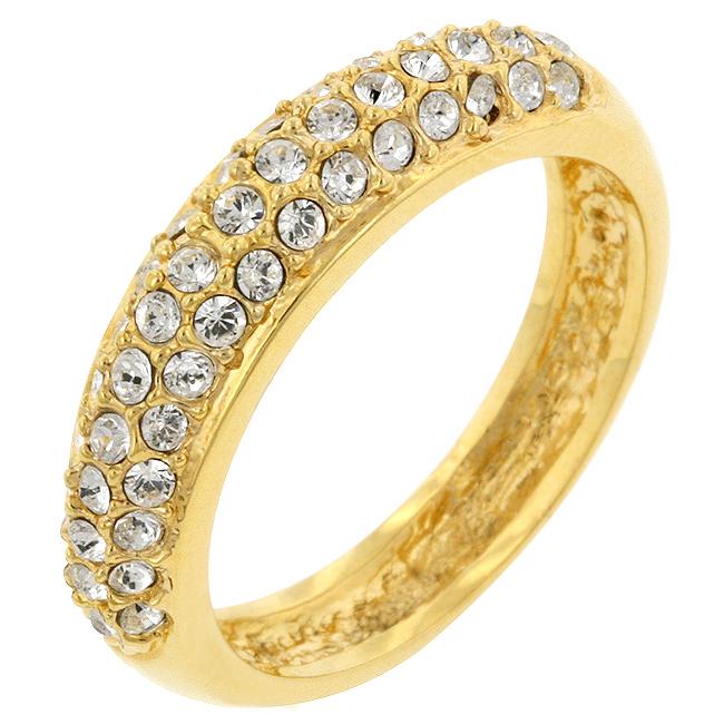 Pave Crystal Goldtone Band - Charming Charlie