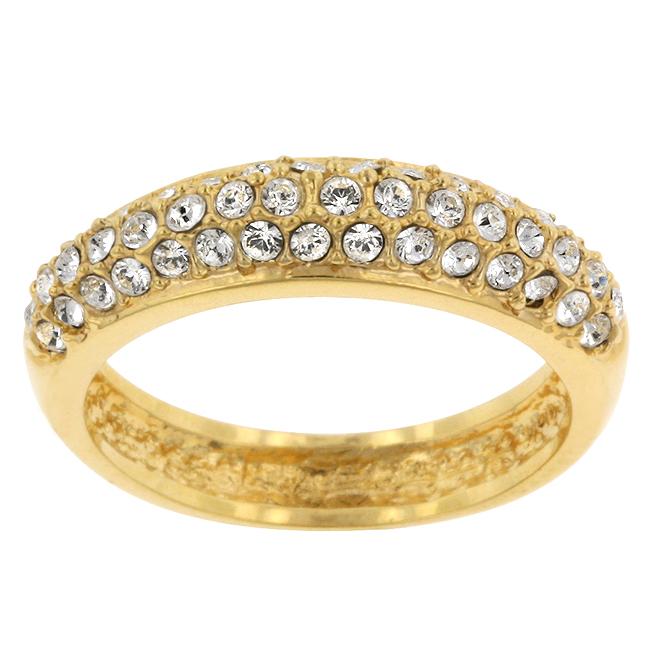Pave Crystal Goldtone Band - Charming Charlie