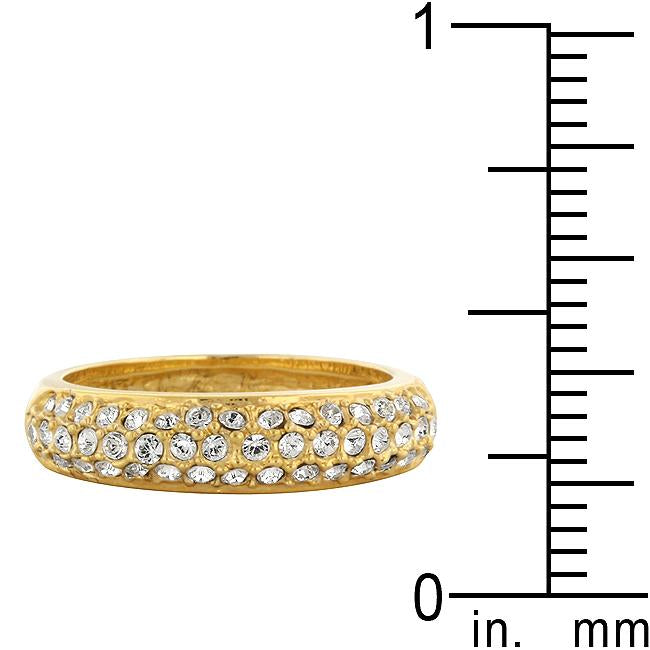 Pave Crystal Goldtone Band - Charming Charlie