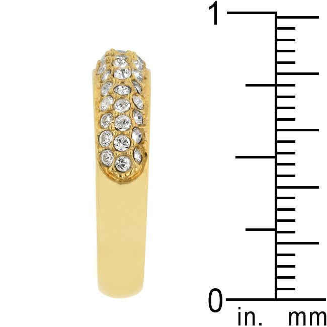 Pave Crystal Goldtone Band - Charming Charlie