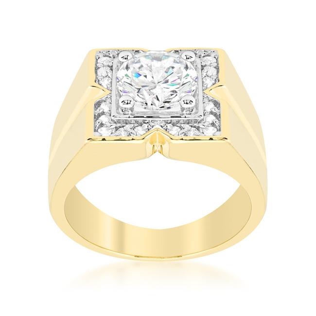 Golden Star Mens Ring - Charming Charlie