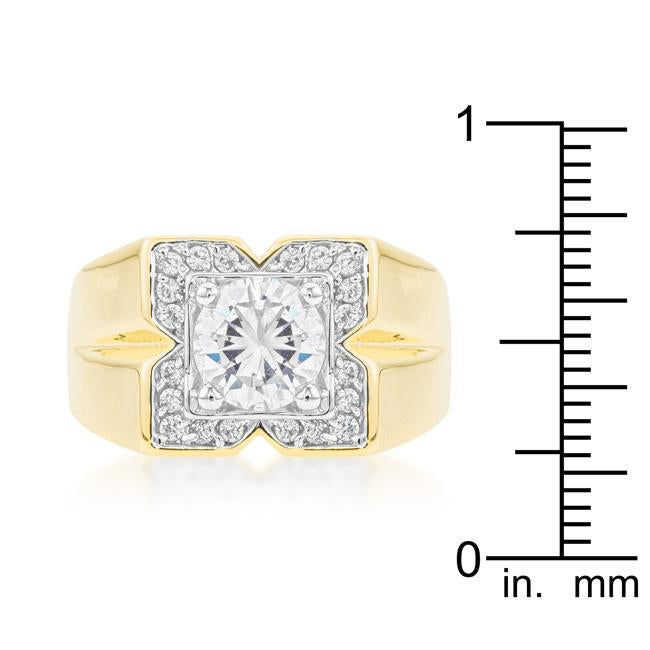Golden Star Mens Ring - Charming Charlie