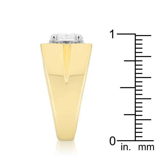 Golden Star Mens Ring - Charming Charlie