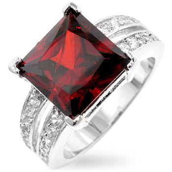 Garnet Princess Ring - Charming Charlie