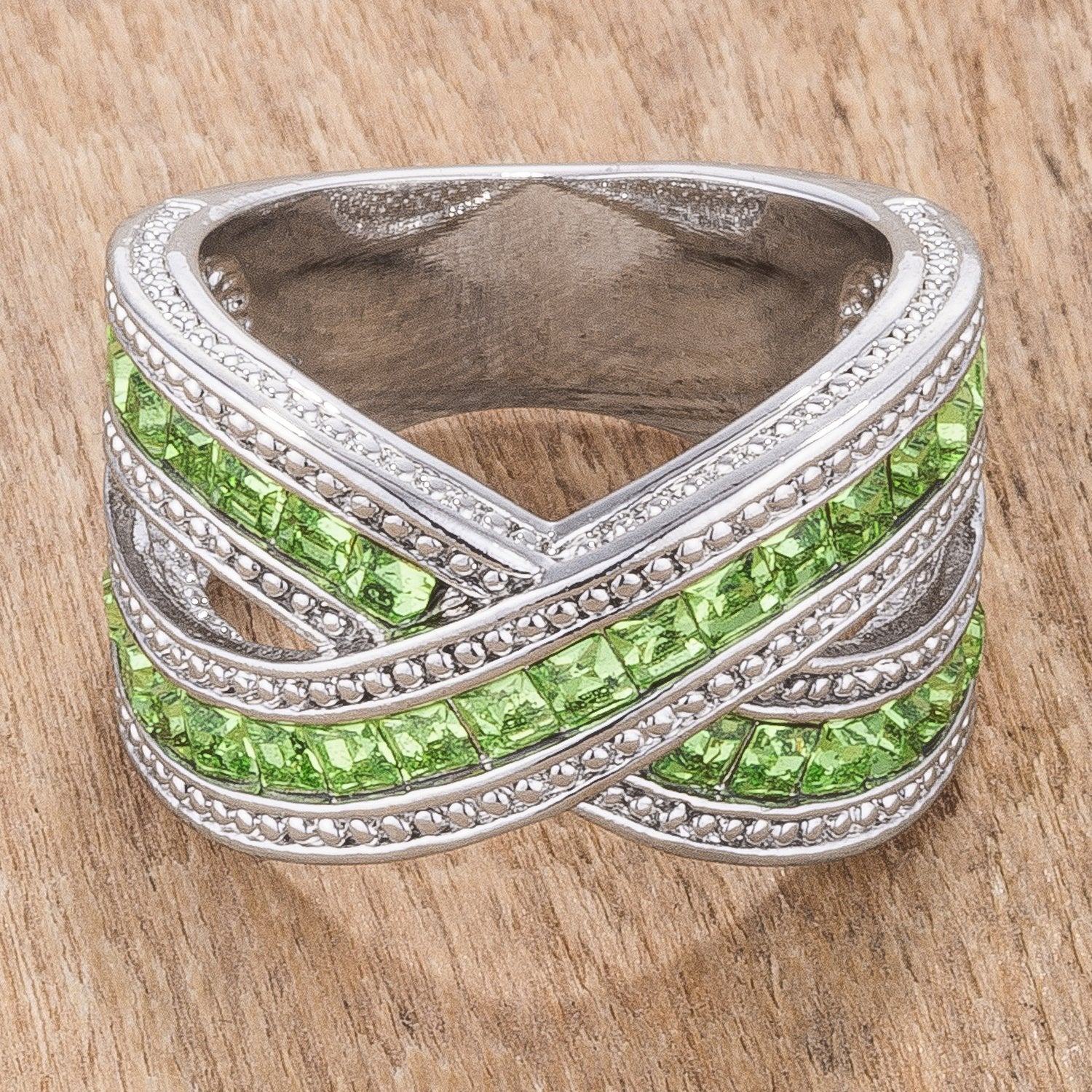 Twisting Green Band - Charming Charlie