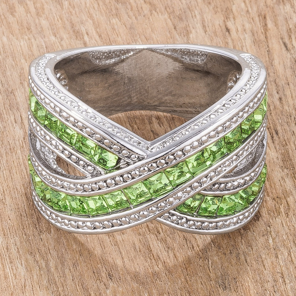 Twisting Green Band - Charming Charlie