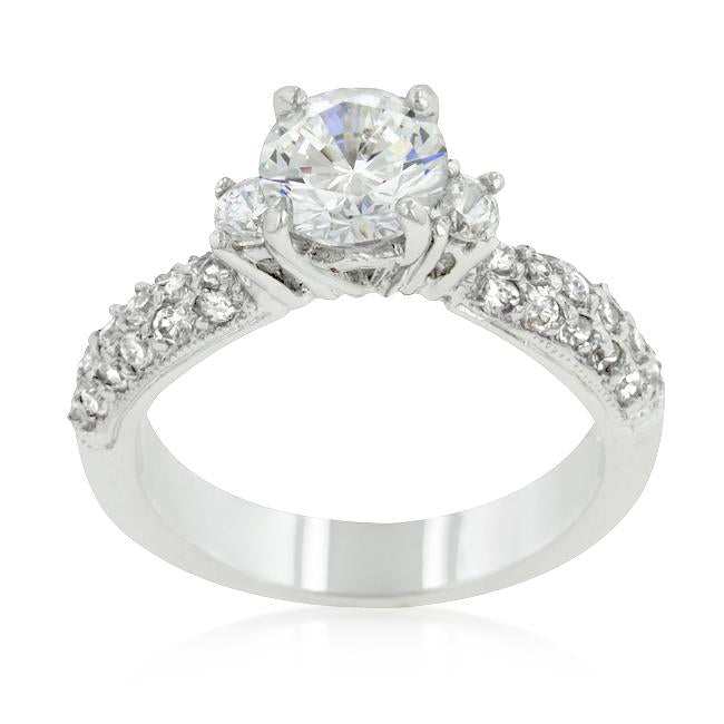 Classic Pave Bridal Ring - Charming Charlie