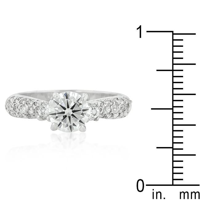 Classic Pave Bridal Ring - Charming Charlie