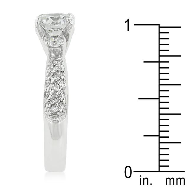 Classic Pave Bridal Ring - Charming Charlie