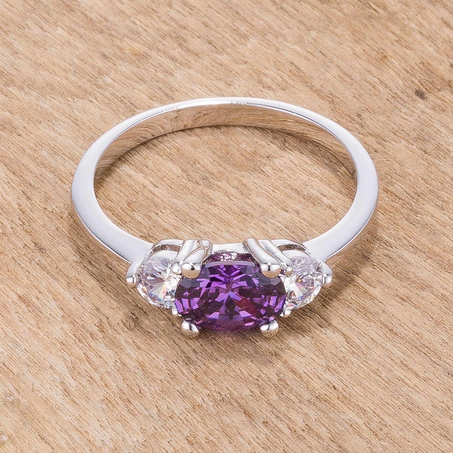 Oval Sonnet Cubic Zirconia Ring - Charming Charlie