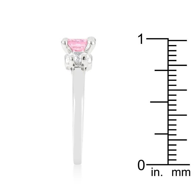 Mini Pink Ice Triplet Ring - Charming Charlie