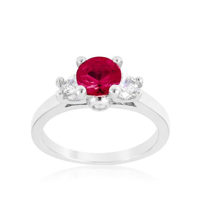 Mini Pink Tourmaline Triplet Ring - Charming Charlie