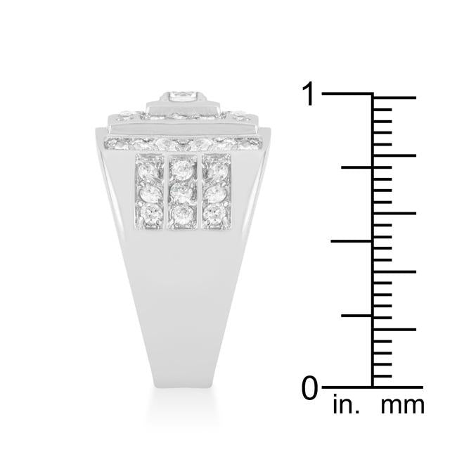 Geometric Cubic Zirconia Ring - Charming Charlie