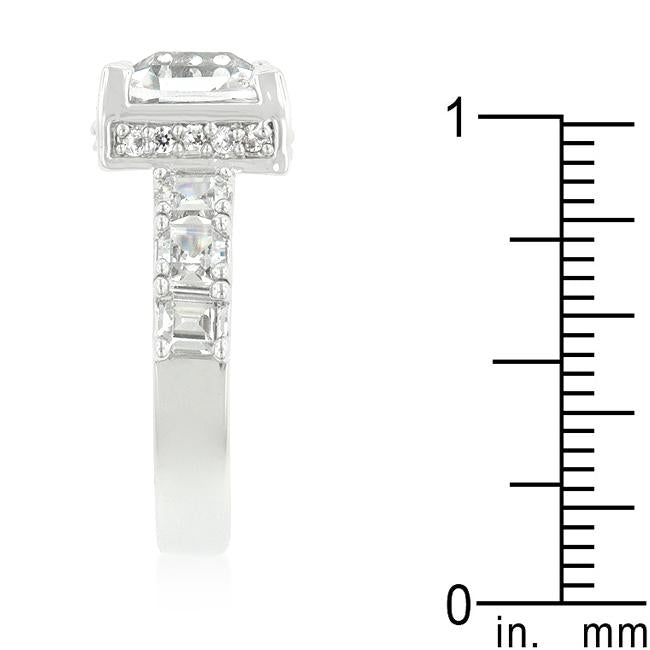 Asscher Cut Engagement Ring - Charming Charlie