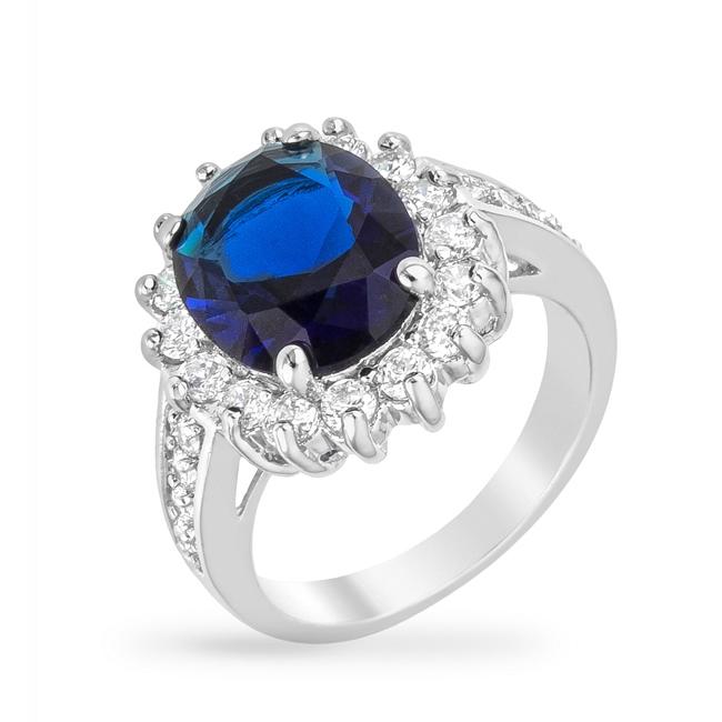 Blue Cambridge Elegance Ring - Charming Charlie